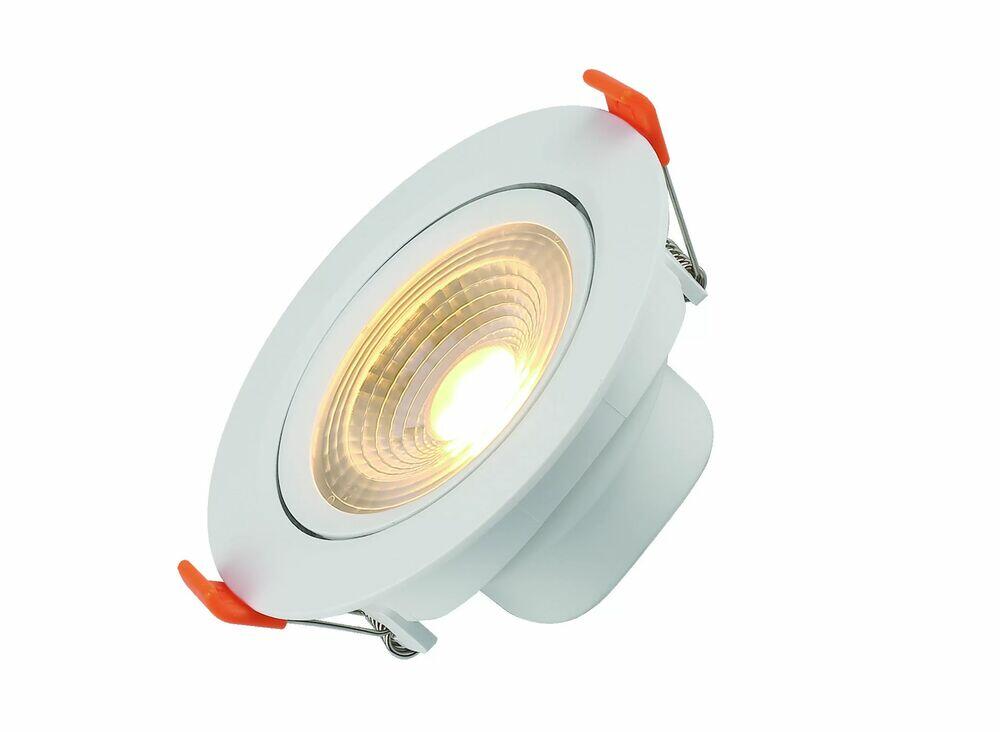 Spot Embutir LED Quadrado 6w 3.000k Luz Branco Quente Blumenau Iluminação
