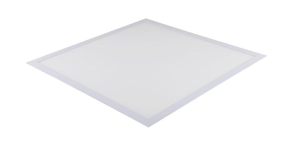 Painel LED Embutir 6W 3000K Quadrado Luz Amarela Vitralux