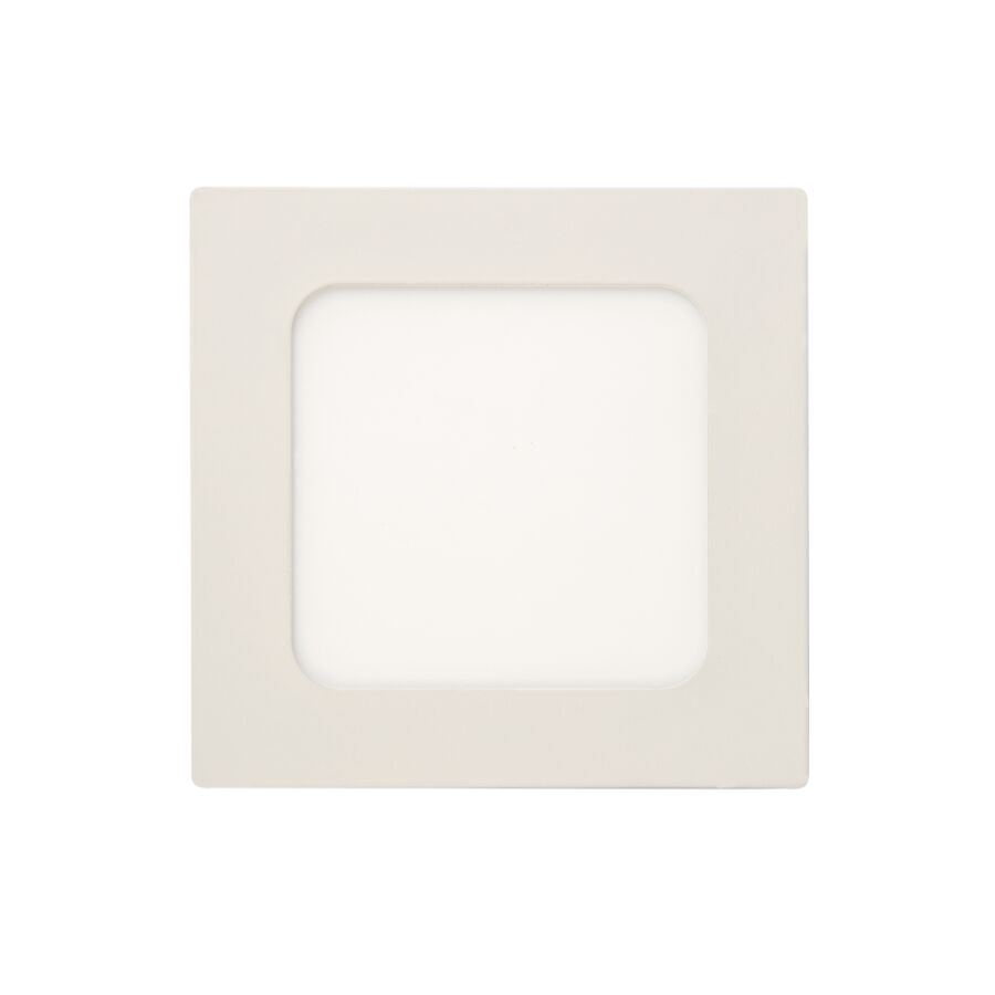 Painel LED Embutir 6W 4000K Quadrado Luz Neutra Vitralux
