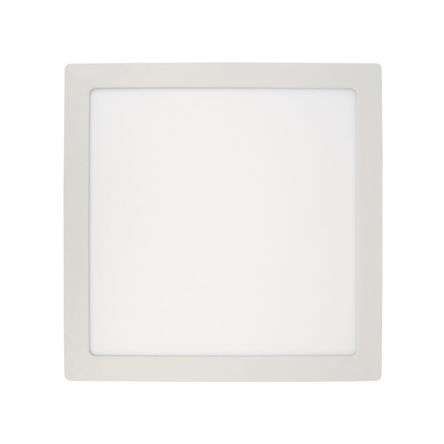 Painel LED Embutir Quadrado 24W 6500K Luz Branca Vitralux
