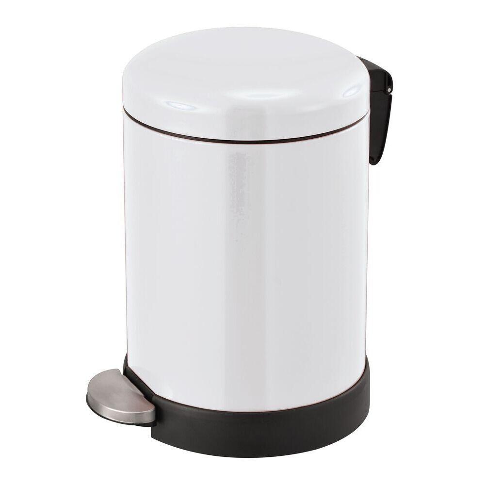 Lixeira Inox Pedal Casa&Ideia Steal 12L Branca