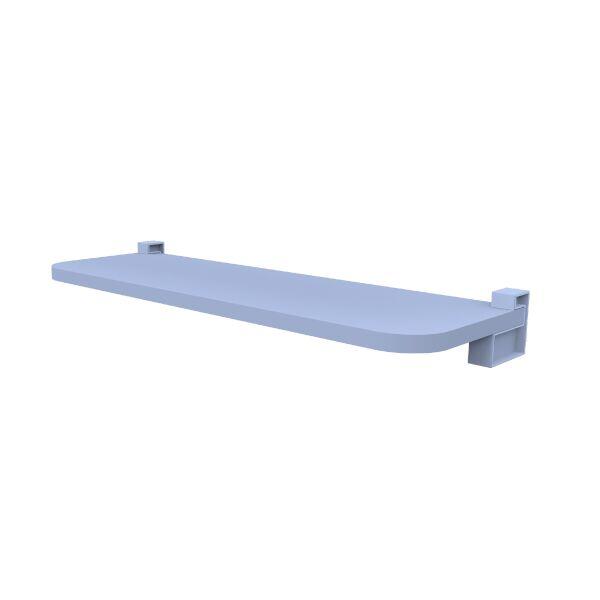 Prateleira Prat-K Kids Serenity  com Suporte 25x60cm Azul