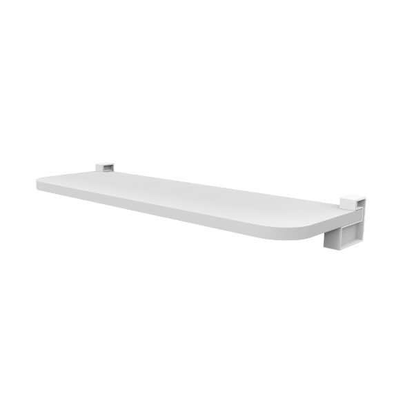 Prateleira Prat-K Kids Serenity  com Suporte 25x60cm Branco Nuvem