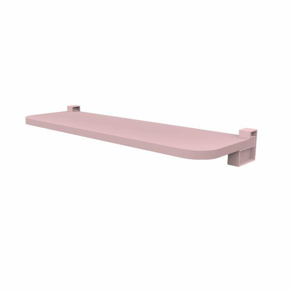 Prateleira Prat-K Kids Quartz  com Suporte 25x60cm Rosa