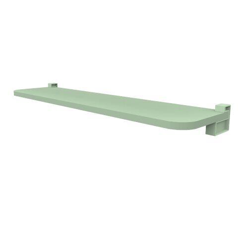 Prateleira Prat-K Kids  com Suporte 25x80cm Verde Menta