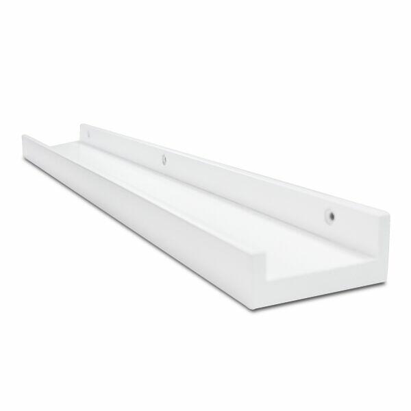Prateleira Prat-K Decorare Multiuso Reta com Suporte 10x70cm Preta