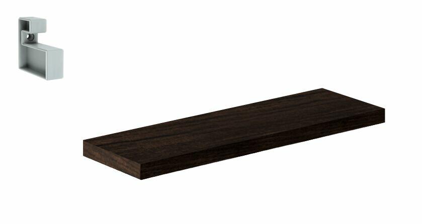 Prateleira Prat-K Lineare Reta com Suporte 10x40cm