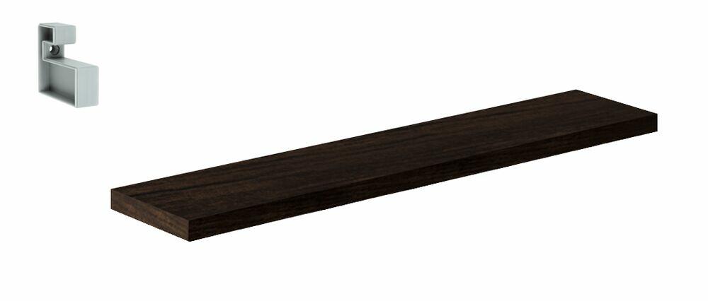 Prateleira Prat-K Lineare Reta com Suporte 10x60cm