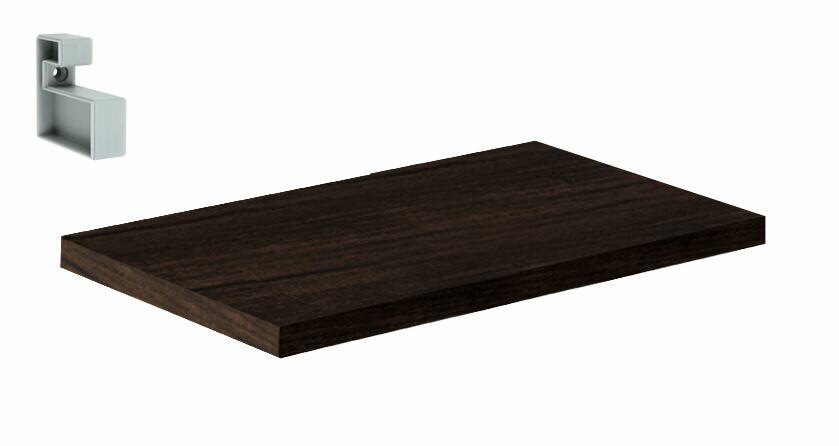 Prateleira Prat-K Lineare Reta com Suporte 20x40cm