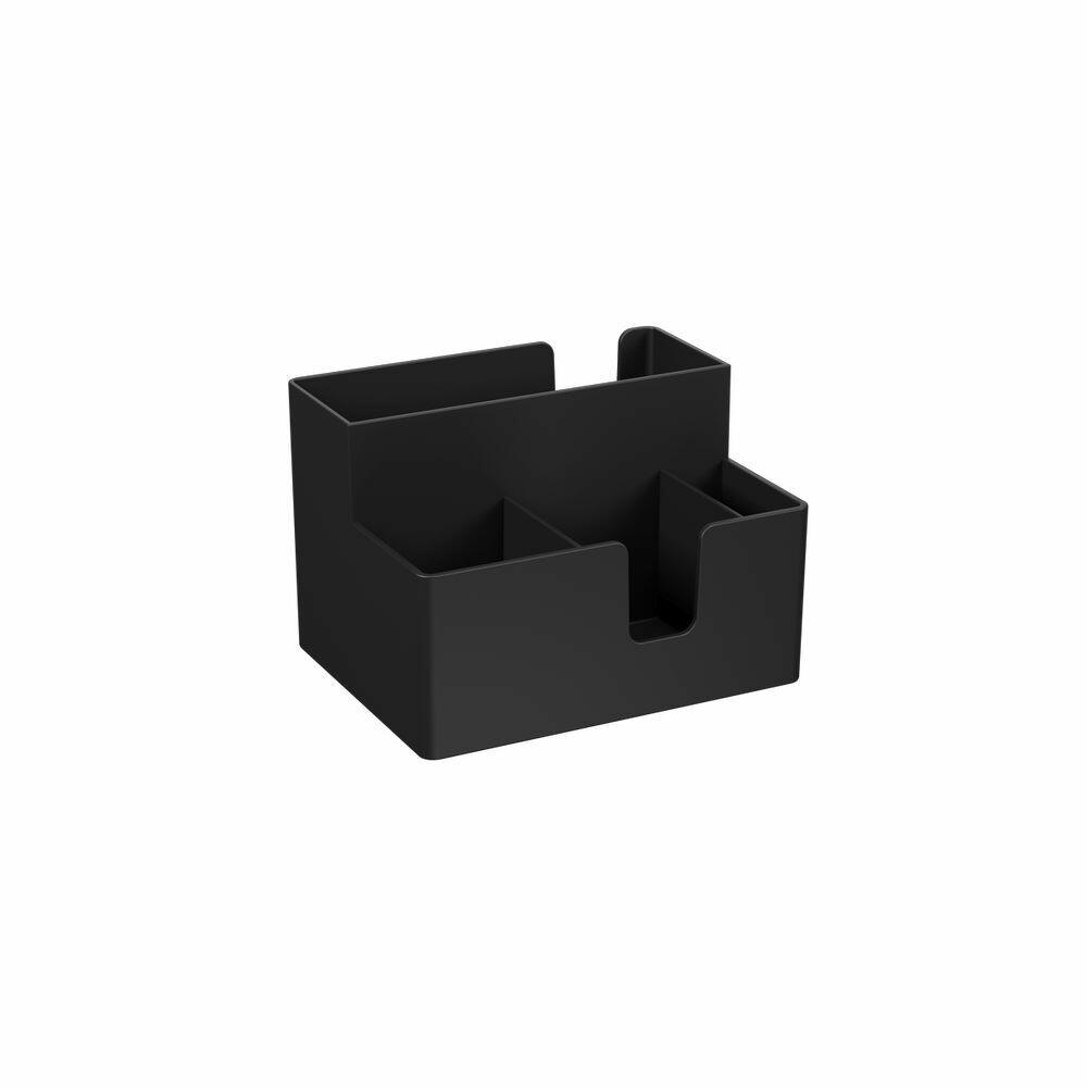 Porta Guardanapos e Sachês Brinox Casual Preto