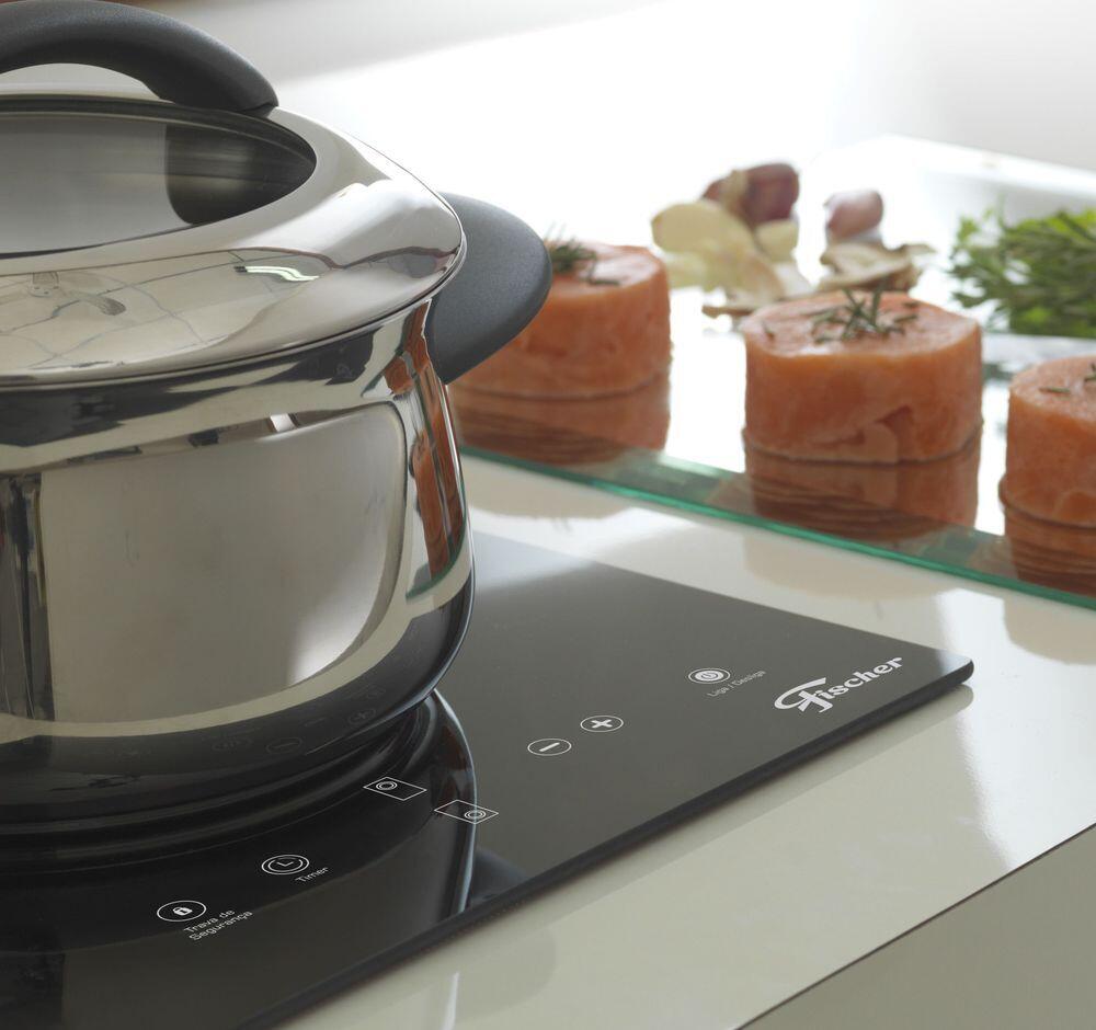 Cooktop de Indução Fischer 2 Bocas Preto Fischer