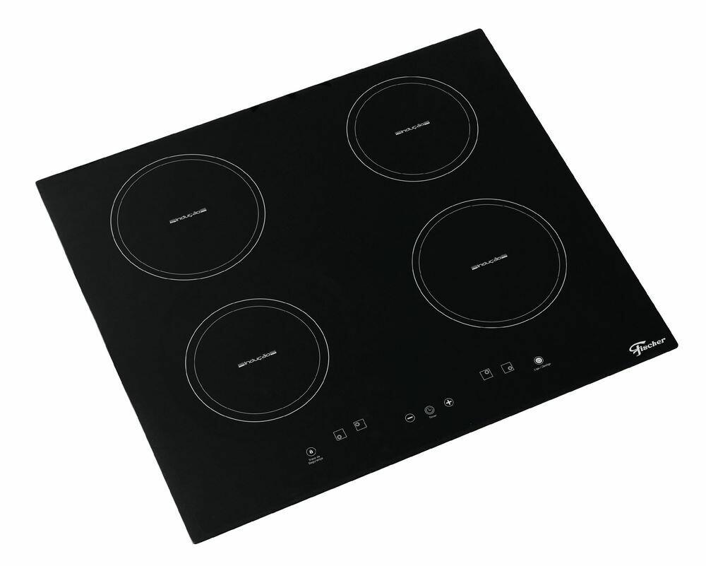 Cooktop Elétrico Indução 4 Bocas Preto Fischer