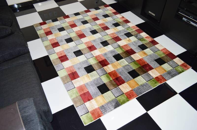 Tapete Marbella Elite 48x90cm Vermelha Rayza