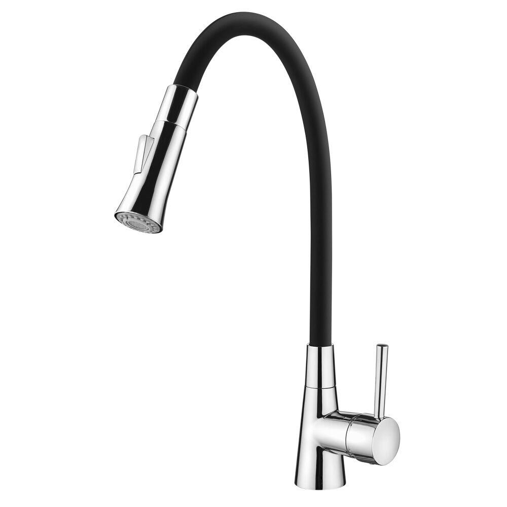 Misturador de Mesa para Cozinha Flex Black 1/2'' Preto Lorenzetti