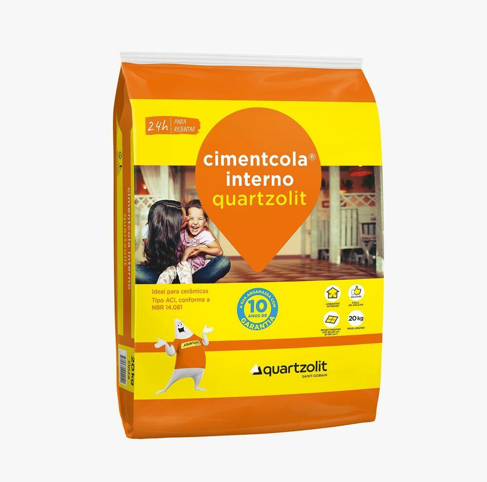 Argamassa AC1 20kg Cinza Quartzolit