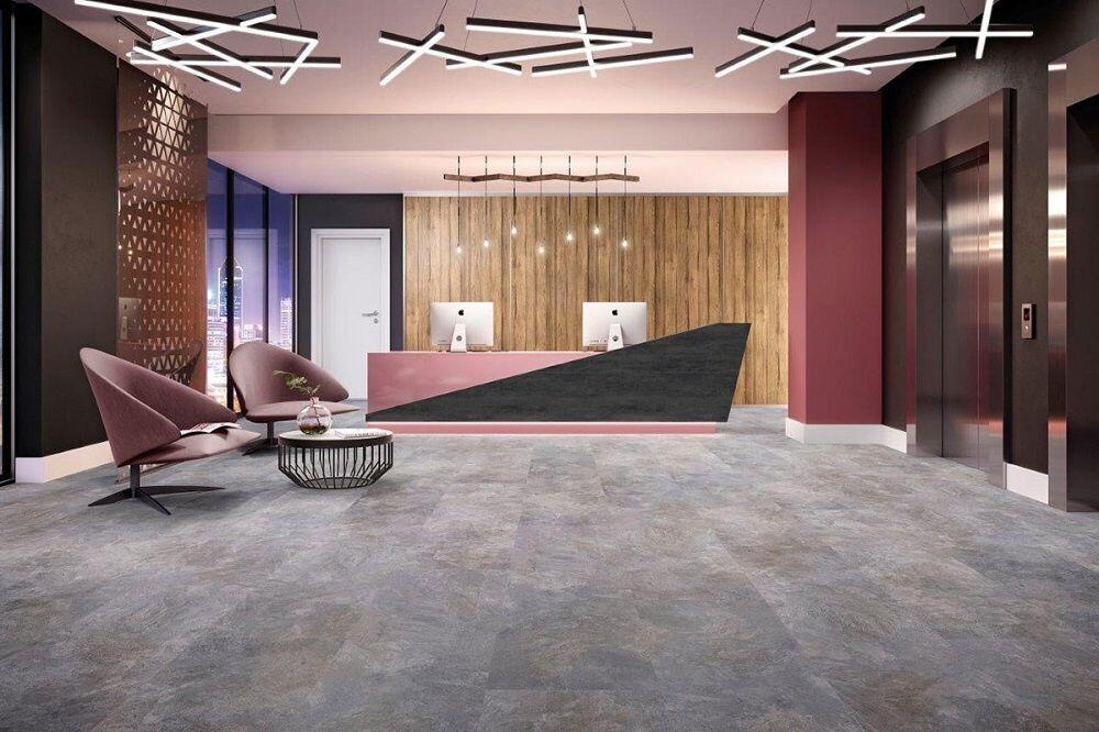 Piso Laminado Click Eucafloor Gran Elegance 8mmx44x1,35m Stone