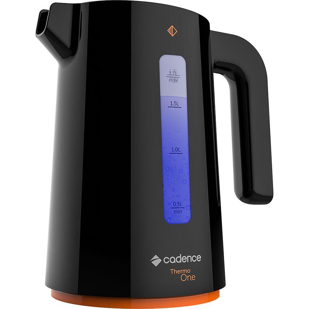 Chaleira Elétrica Cadence Contrast 1,7L Preta