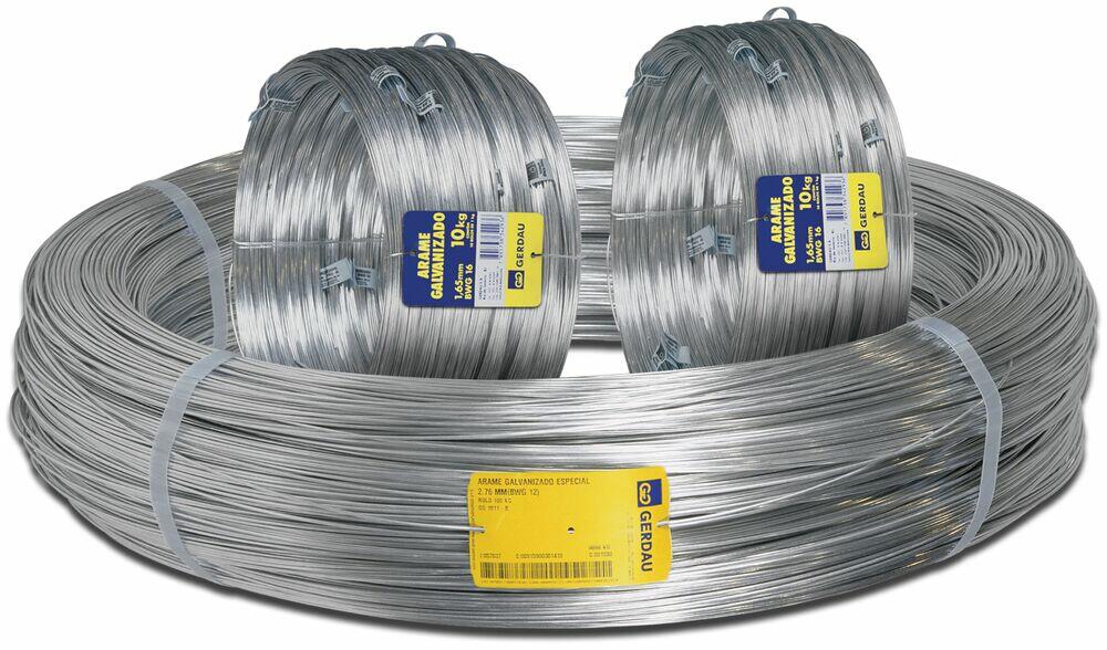 Arame N18 Aço Galvanizado 1kg 98m Gerdau