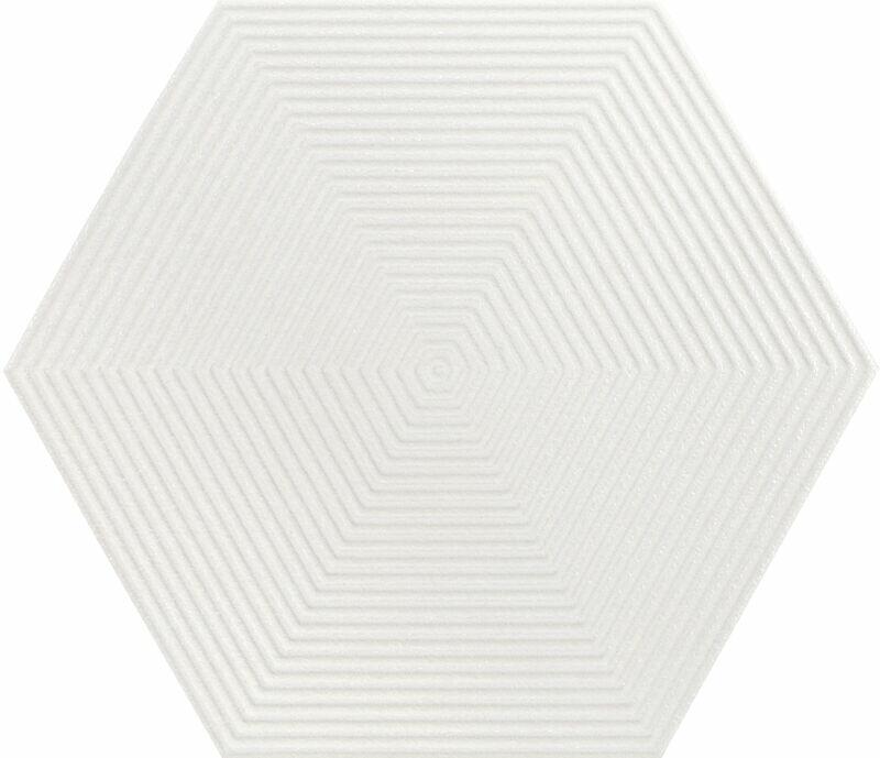 Porcelanato Love Hexa White Bold Acetinado 17,5x17,5 Portinari