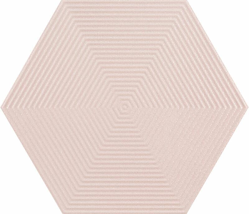 Porcelanato Love Hexa Soft Pink Matte Lux Bold 17,5x17,5 Portinari