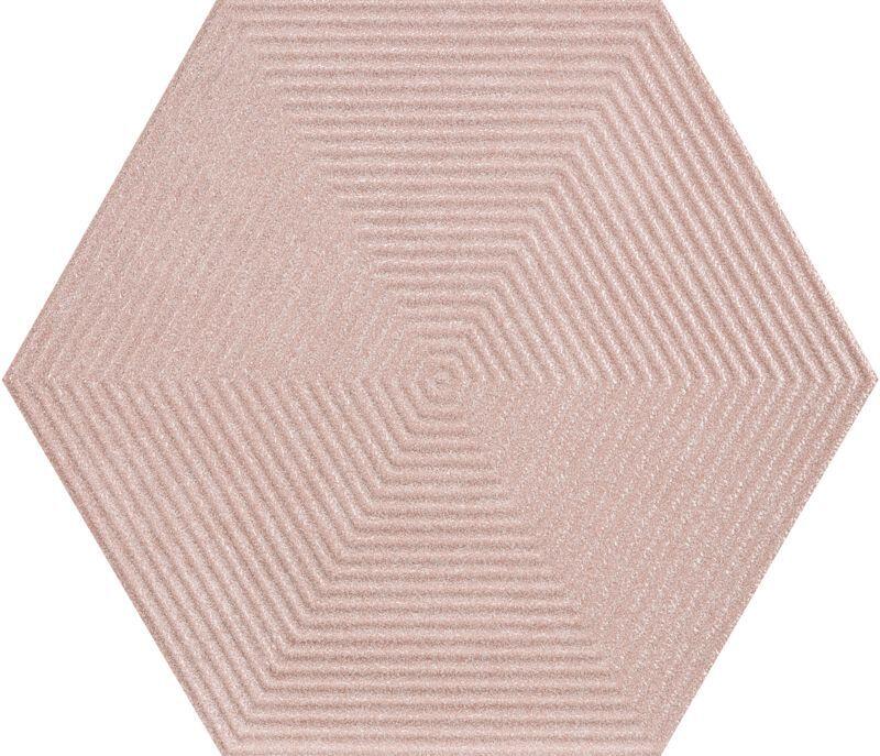 Porcelanato Love Hexa Pink 17,5x17,5 Bold Portinari