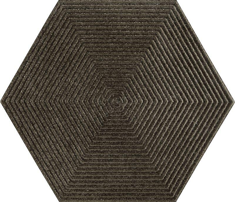 Porcelanato Love Hexa Steel Gray Bold Mate 17,5x17,5 Portinari