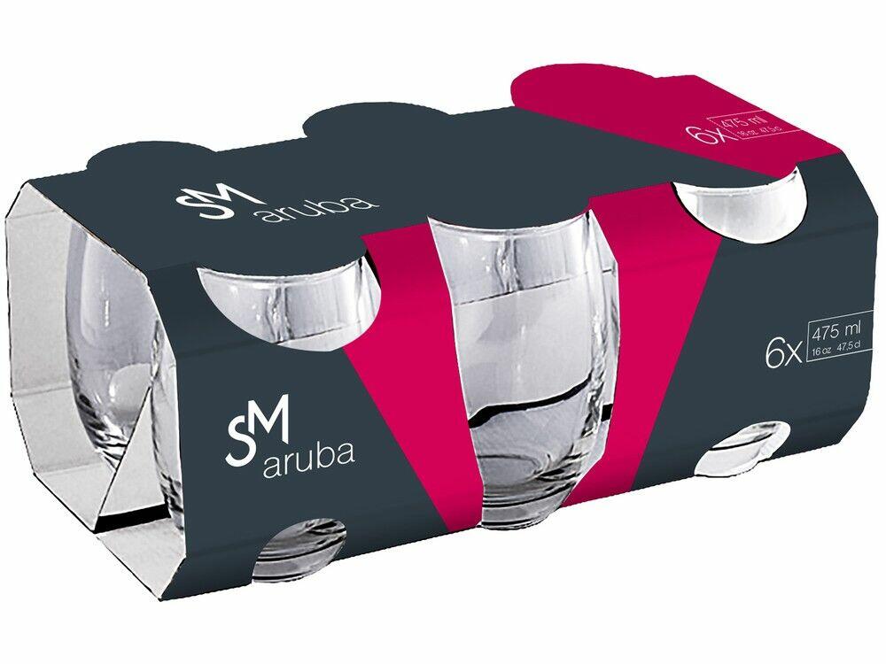 Jogo de Copos 465ml Nadir Aruba 6 Peças