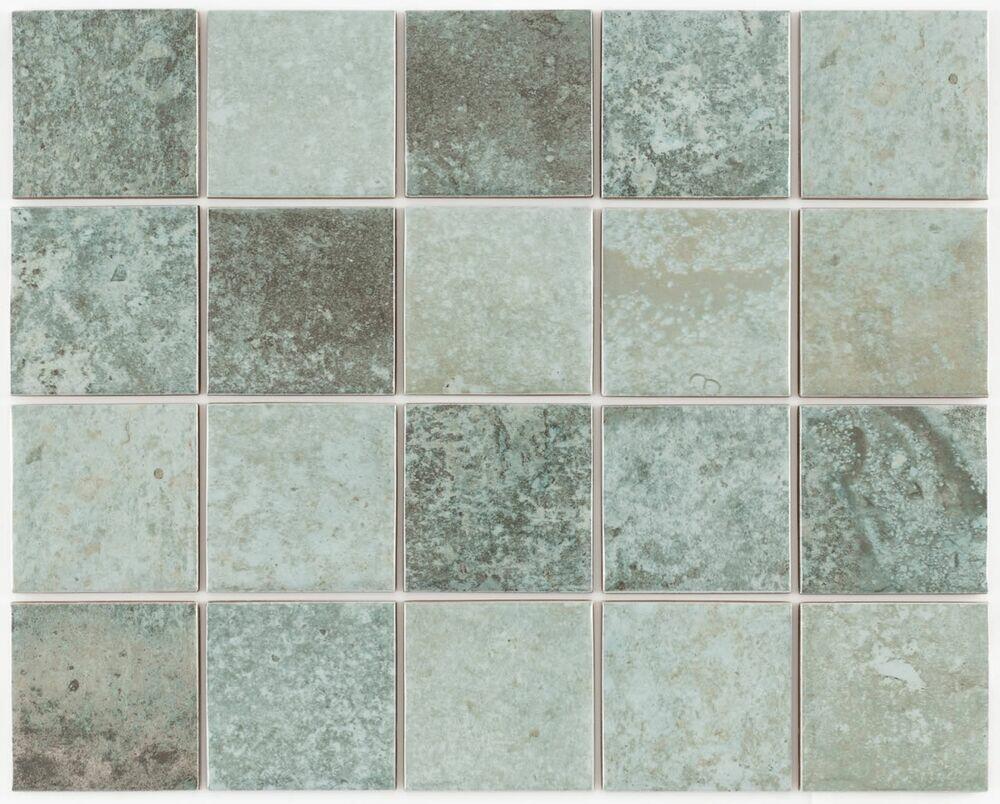 Piso Cerâmico Java Mesh 7,5x7,5 Brilhante Bold Lago Eliane