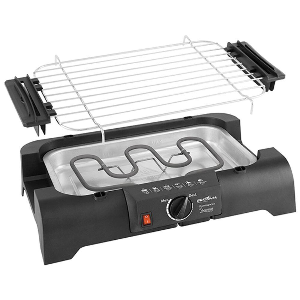 Churrasqueira Elétrica Gourmet BCG1 1200W Britânia