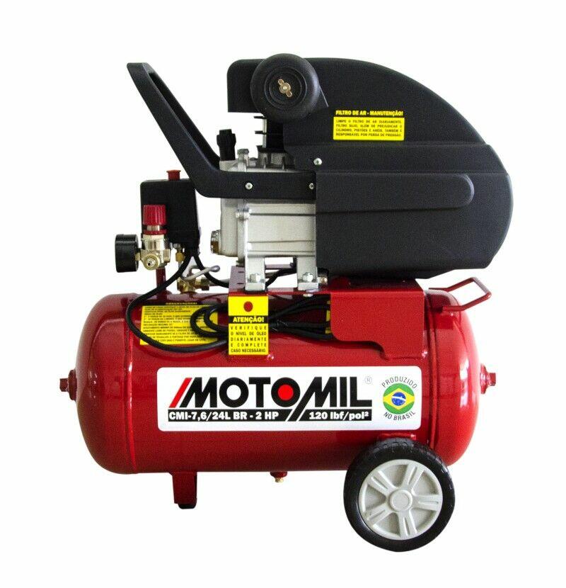 Motocompressor Monofásico CMI 7,6/24L 2HP 220V Motomil