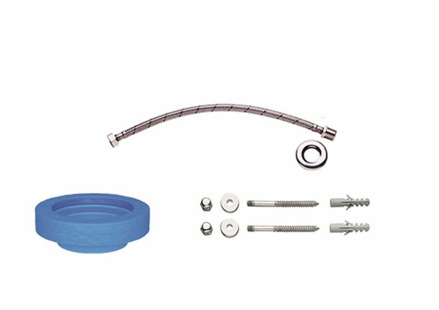 Kit Vaso Sanitário com Caixa Acoplada Acionamento Duplo 3/6L Madrid Branco Addra