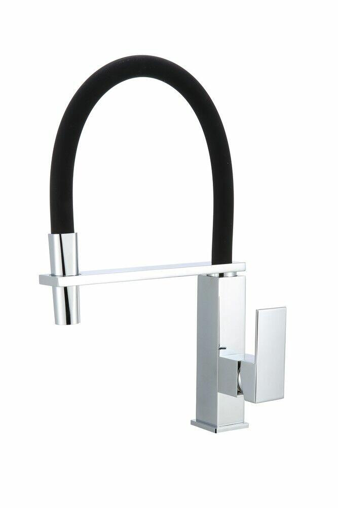 Torneira Misturador Monocomando para Cozinha de Mesa Bica Alta 1/2'' Color Flex Cromado Addra
