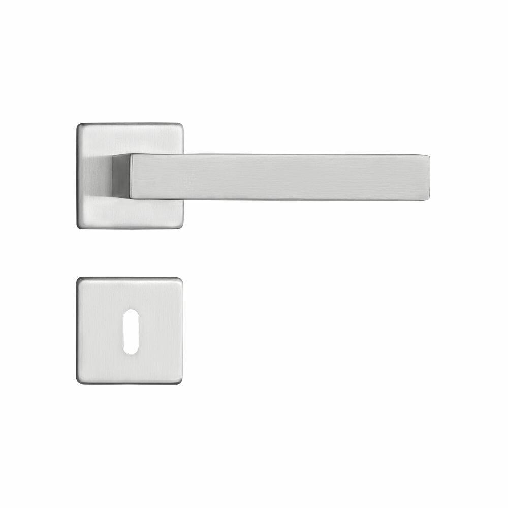 Fechadura Roseta Interna 55mm Inox Escovado Barra Pado