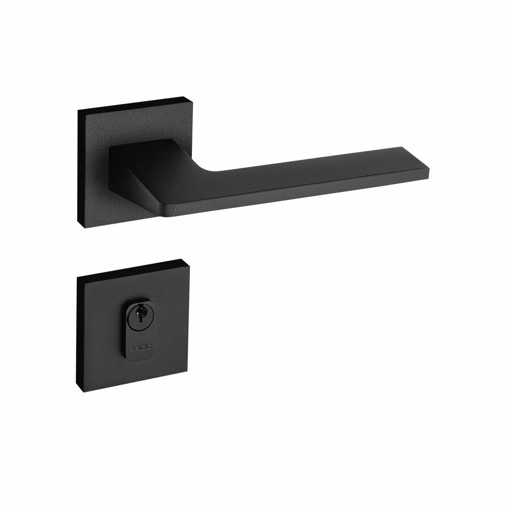 Fechadura Roseta Externa 55mm Preto Sara Pado