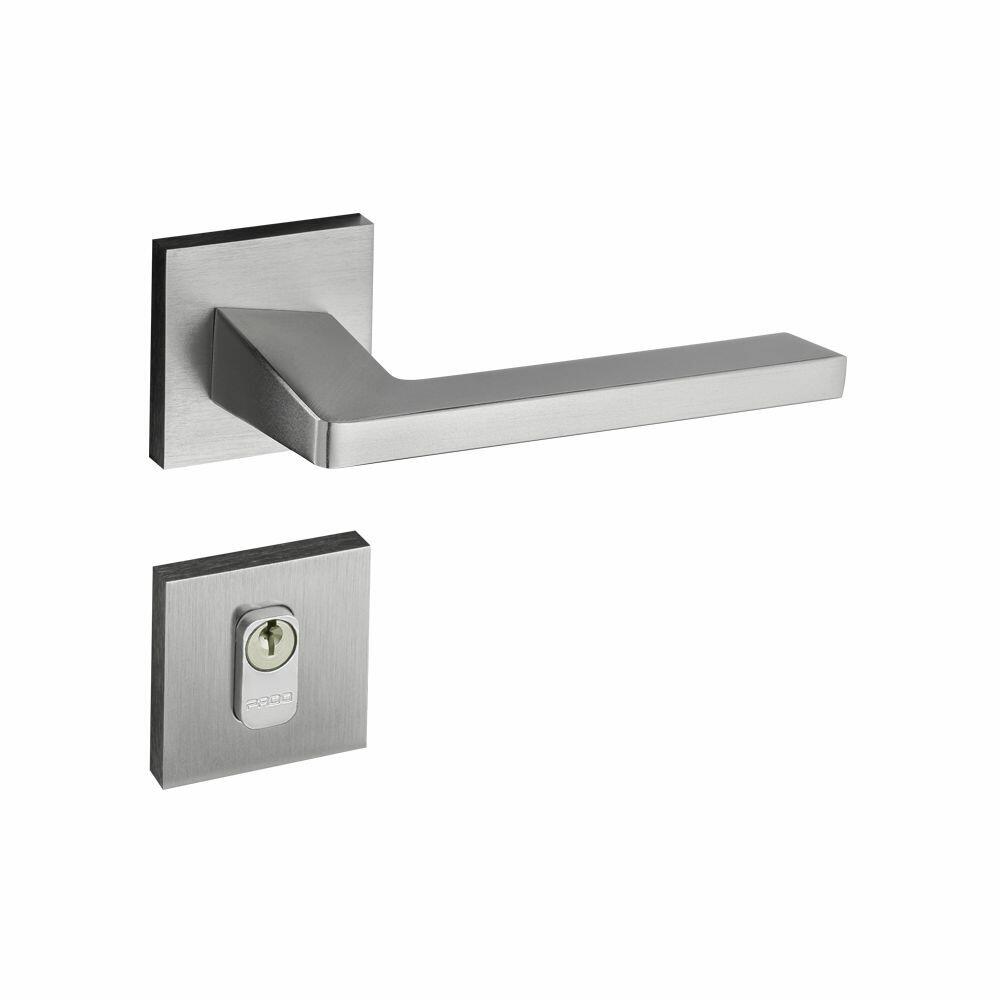 Fechadura Roseta Externa 55mm Cromo Acetinado Karli Pado