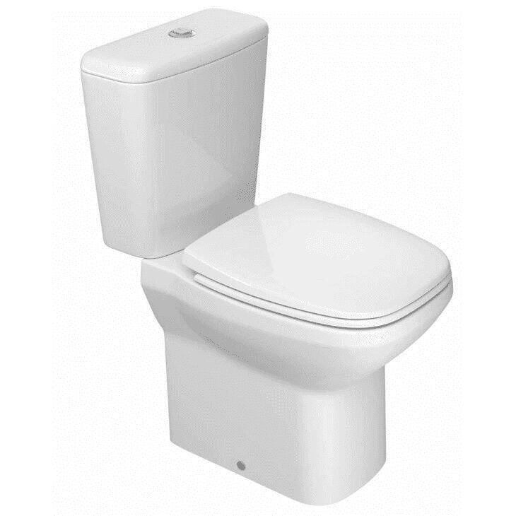 Kit Vaso Sanitário com Caixa Acoplada Acionamento Duplo 3/6 Flex Branco Gelo Deca