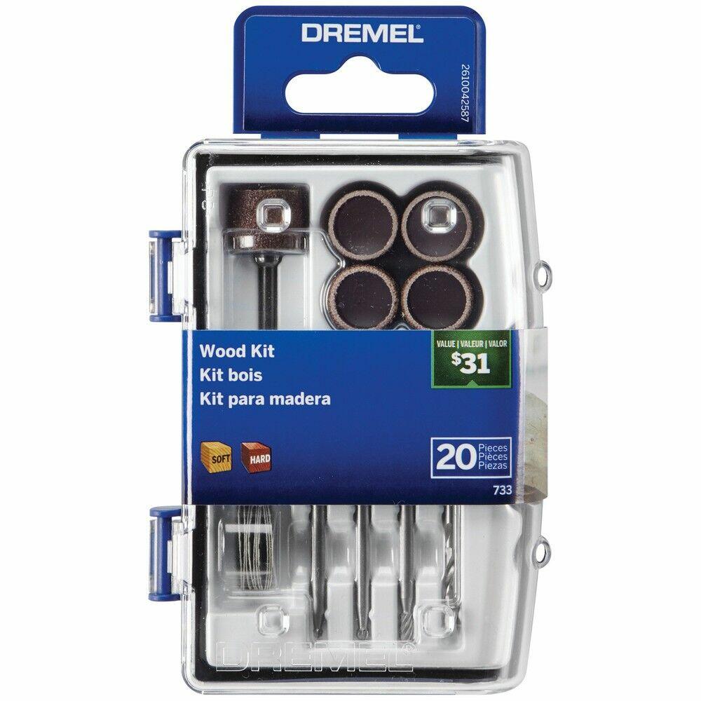 Kit para Madeira 20 Peças Dremel Bosch