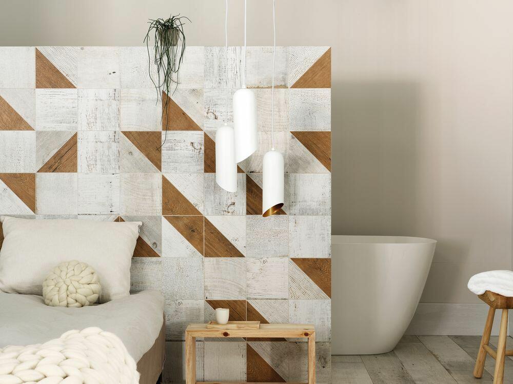 Revestimento Parede Californian Wood Retificado Natural 20x20 Portobello