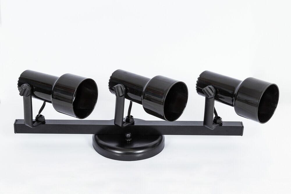 Trilho Infinity 3 Lâmpadas 60W Preto Dital