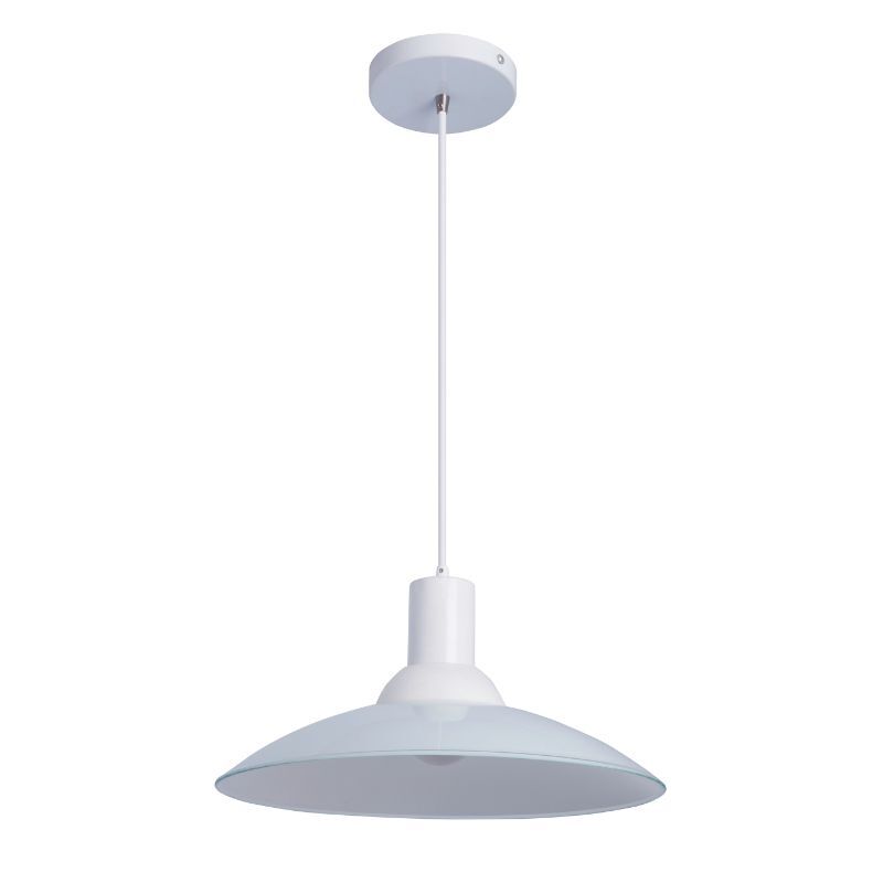 Pendente 1 Lâmpada Ice Branco E27 Branco Startec