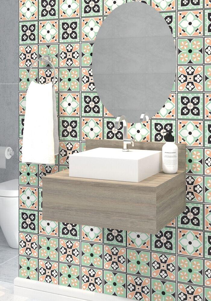 Bancada para Banheiro Varsóvia Salina Suspensa 50x18cm C-Linea