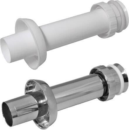 Tubo de Ligação Flexível 25cm PVC Cromado Astra