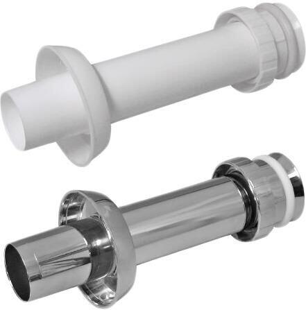 Tubo de Ligação Flexível 20cm PVC Cromado Astra