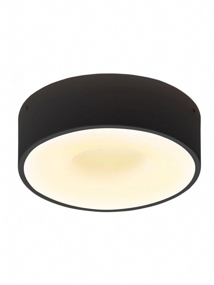 Painel LED Taschibra Sushi 40W 2700K 40cm Redondo Preto Autovolt