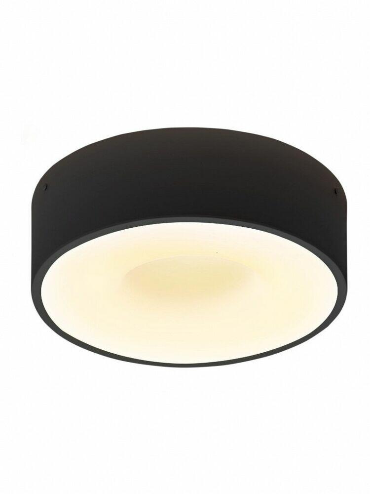 Painel LED Sushi 40W 6500K 40cm Redondo Preto Autovolt Luz Branca Taschibra