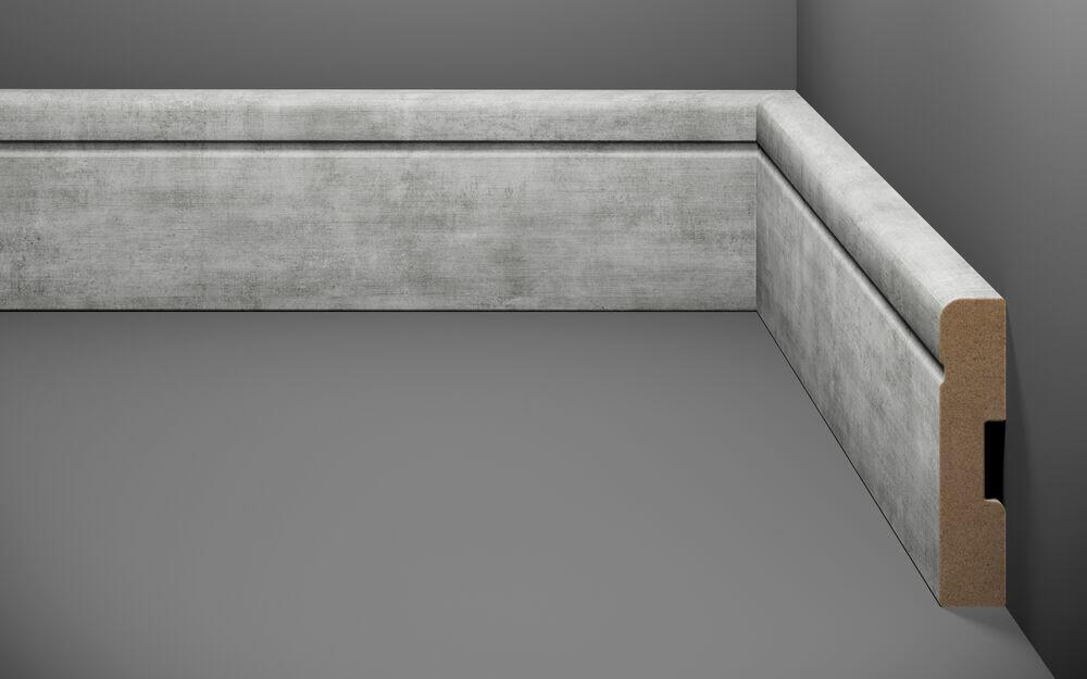 Rodapé MDF Estilo Padrão 21 7x240 Eucafloor