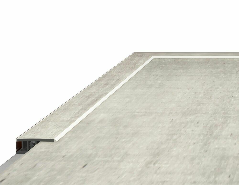Perfil Piso Parede Tecno Padrão 21 1,8m Concreto Eucafloor