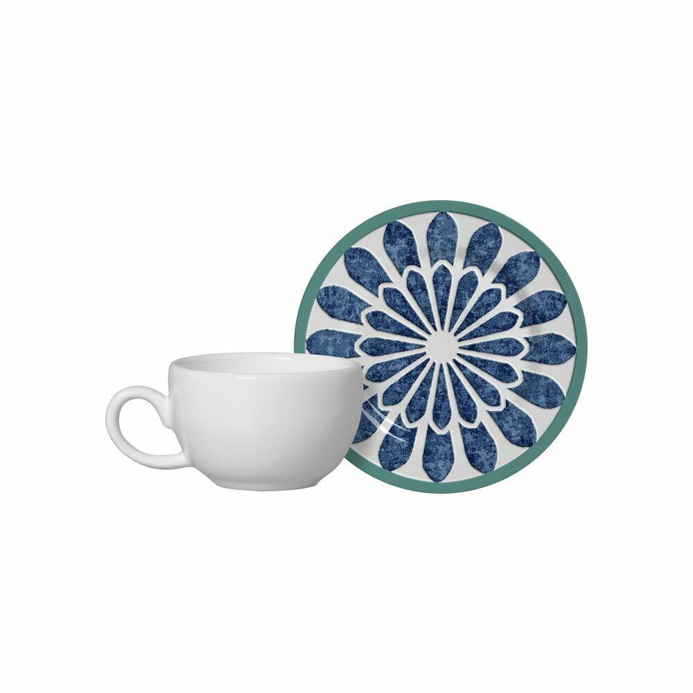 Xícara de Café com Píres Mandala Estampado Casa&Ideia