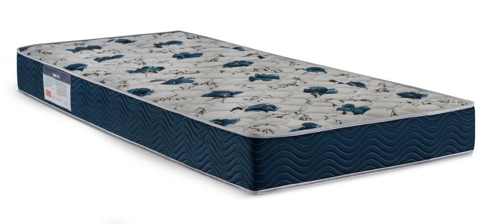 Colchão Ortobom ISO 6.0 D28 Solteiro 88x188cm Azul/Branco