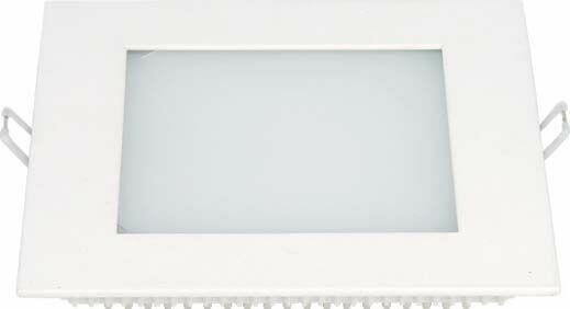 Painel LED 12W Lux 17cm Quadrado 6500k Embutir Luz Branca Taschibra